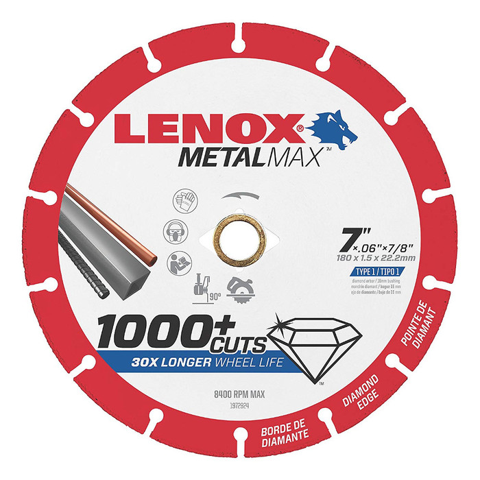 7" X 7/8" MetalMax Diamond Metal Cutting Blade