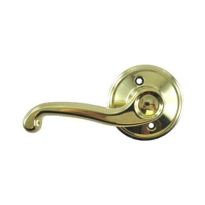 Flair Left Handed Bright Brass Dummy Knob