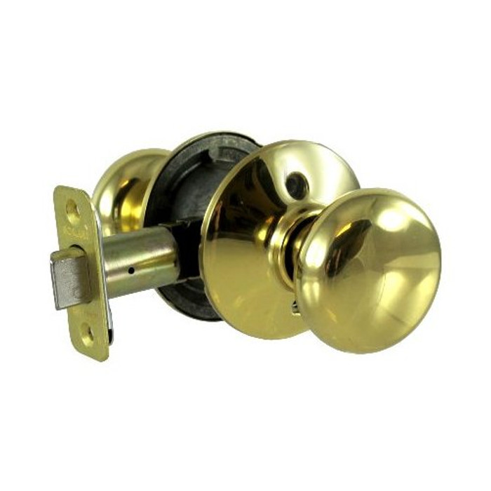 Schlage Bright Brass Hall & Closet Passage Lockset