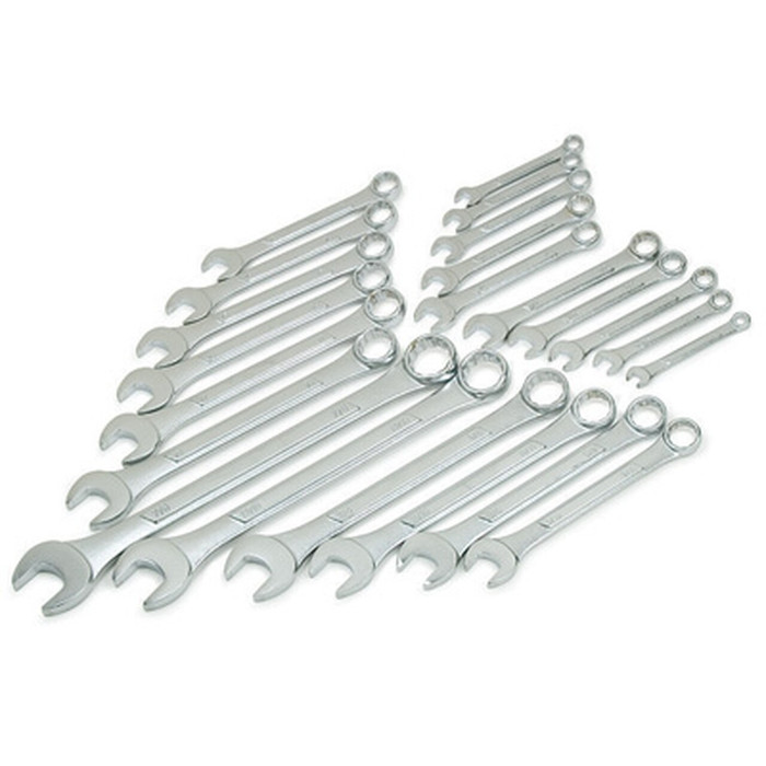 22 piece S.A.E. Metric Combo Wrench Set