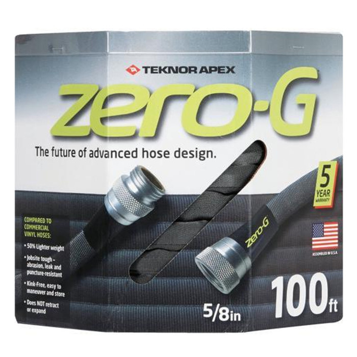 5/8" x 100 Foot Kink Free Lightweight Fabric Garden Hose