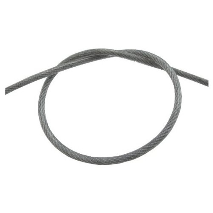 1/8" Vinyl Coated Galvanized Wire Cable - 3/16" O.D. (Per ft.) - Safe Work Load 340 lbs