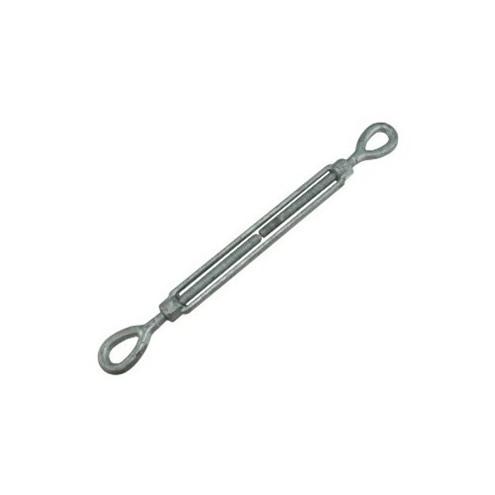 1/2" X 9" Hot Dipped Galvanized Forged Eye & Eye Turnbuckle