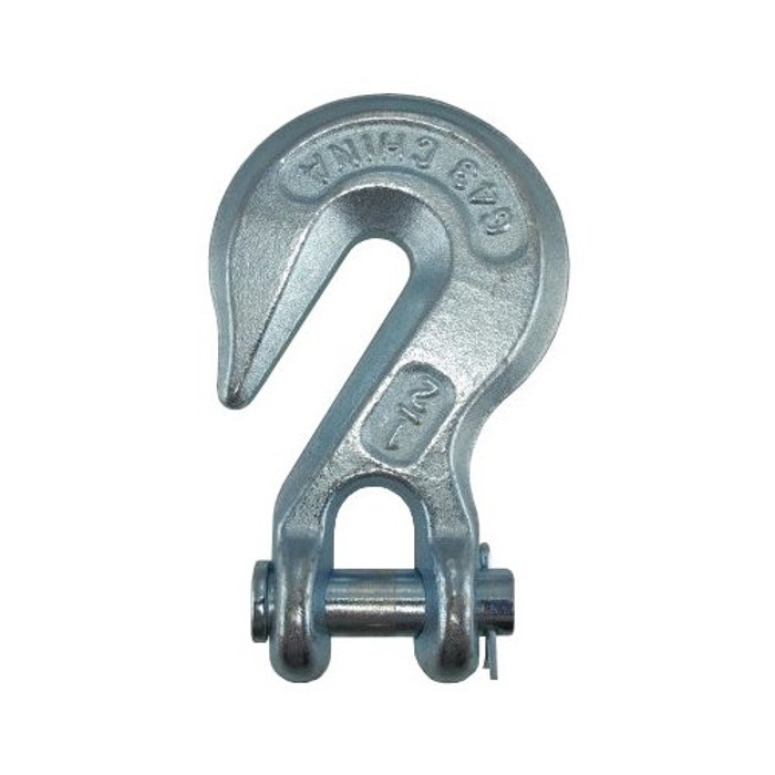 1/2" Zinc Plated Forged High Test Clevis Grab Hook