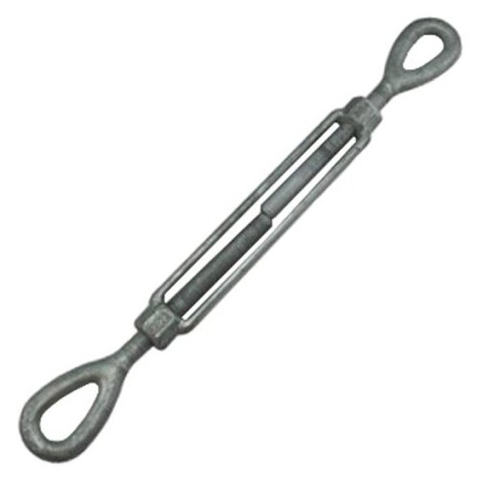 3/4" X 18" Hot Dipped Galvanized Forged Eye & Eye Turnbuckle
