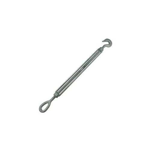 3/8" X 6" Hot Dipped Galvanized Forged Hook & Eye Turnbuckle