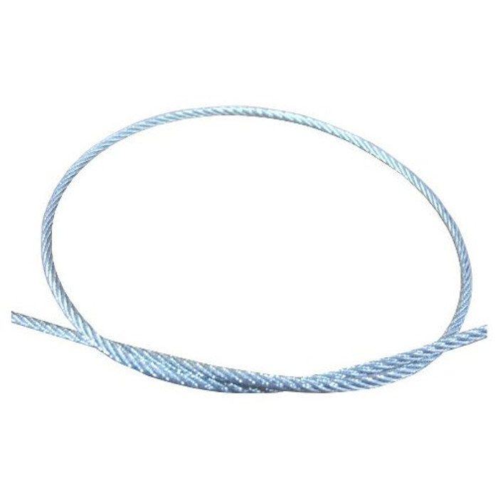 3/32" (7 X 7) Galvanized Wire Cable (Per ft.) - Safe Work Load 184 lbs