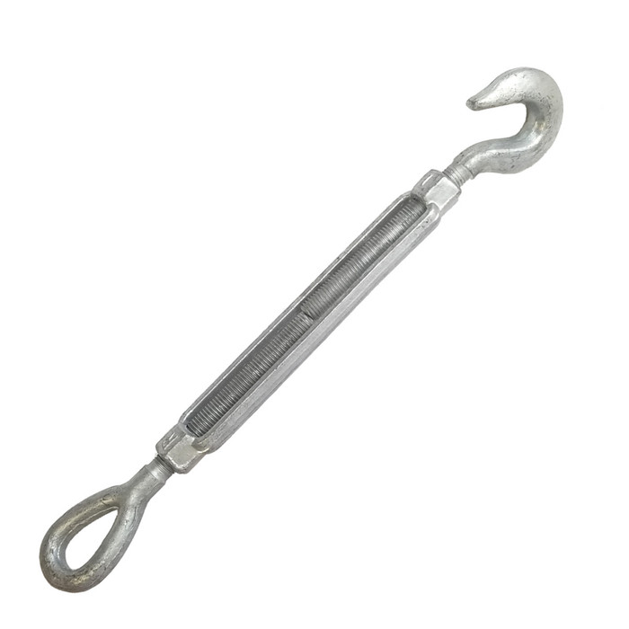 3/4" X 9" Hot Dipped Galvanized Forged Hook & Eye Turnbuckle