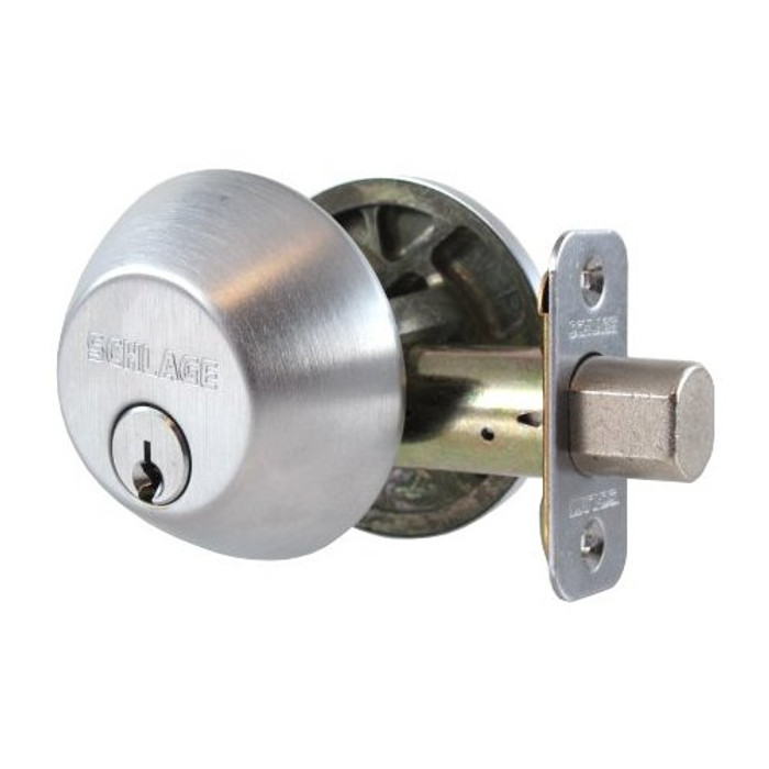 Satin Chrome Single Cyclinder Dead Bolt