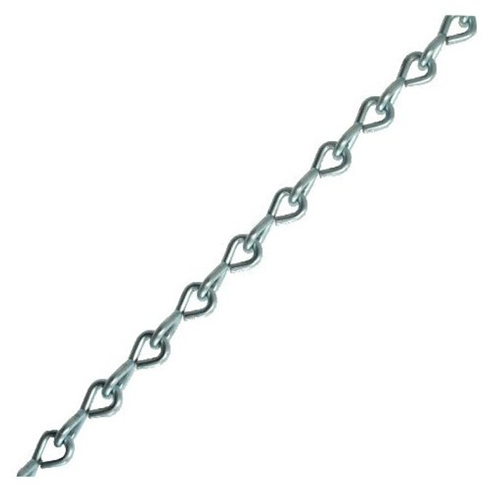 # 12 Zinc Plated Single Jack Chain (Per ft.)