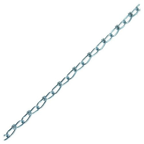 #3 Zinc Plated Double Loop Chain (Per ft.)