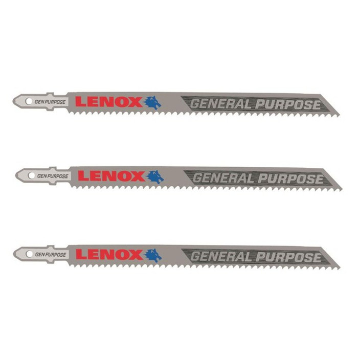 5" X 10 teeth T-Shank Jigsaw Blades (Pack of 3)