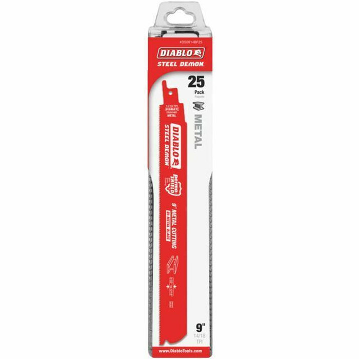 9" X 8/10 TPI Reciprocating Blades (Pack of 25)