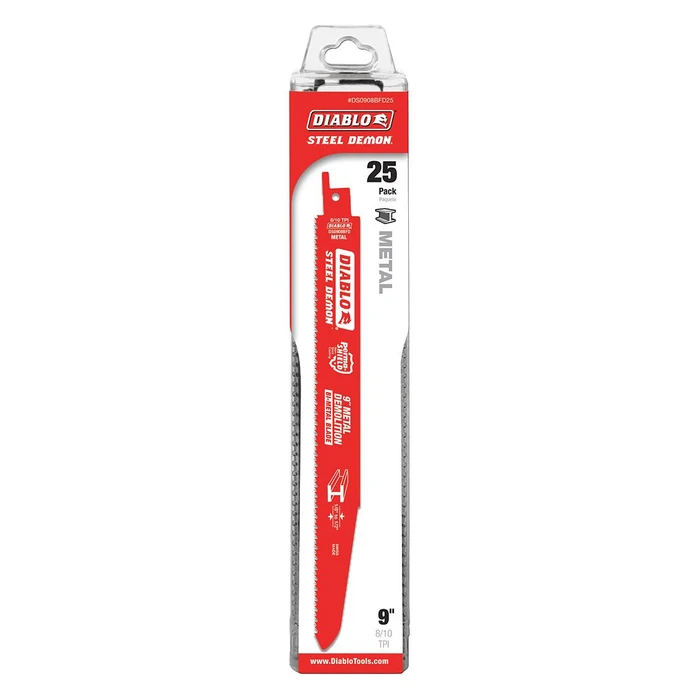 9" X 14/18-tpi Reciprocating Blades (Pack of 25)