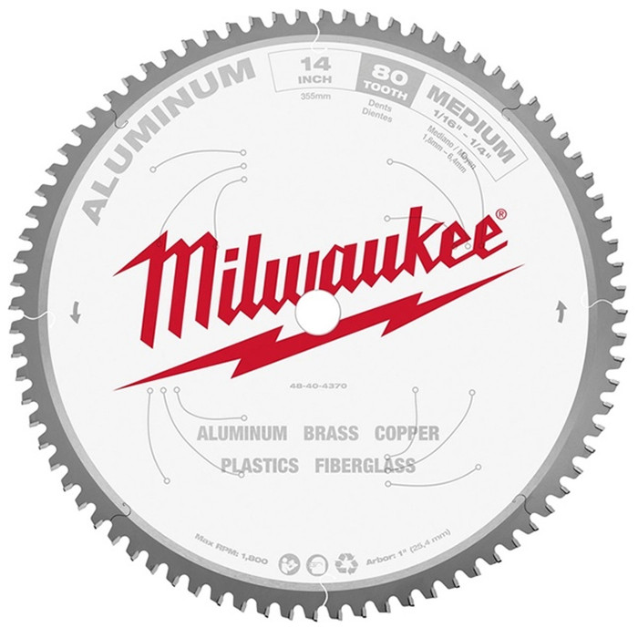 14" X 80 Tooth Aluminum Cutting Circular Saw Blade