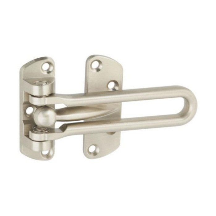 Satin Nickel Door Security Guard