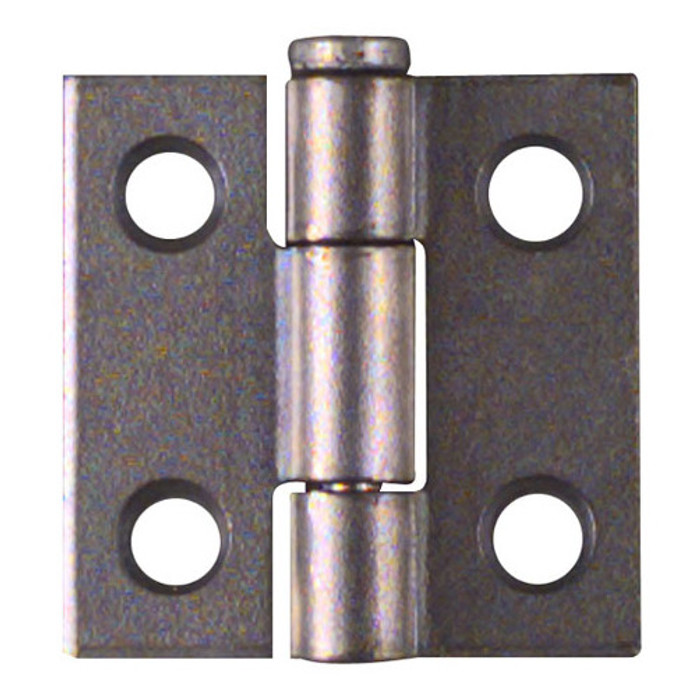 1" Zinc Plated Removable Pin Narrow Hinges (Pack of 2)