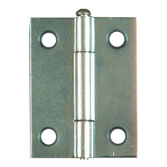 2" Zinc Plated Removable Pin Narrow Hinges (Pack of 2)