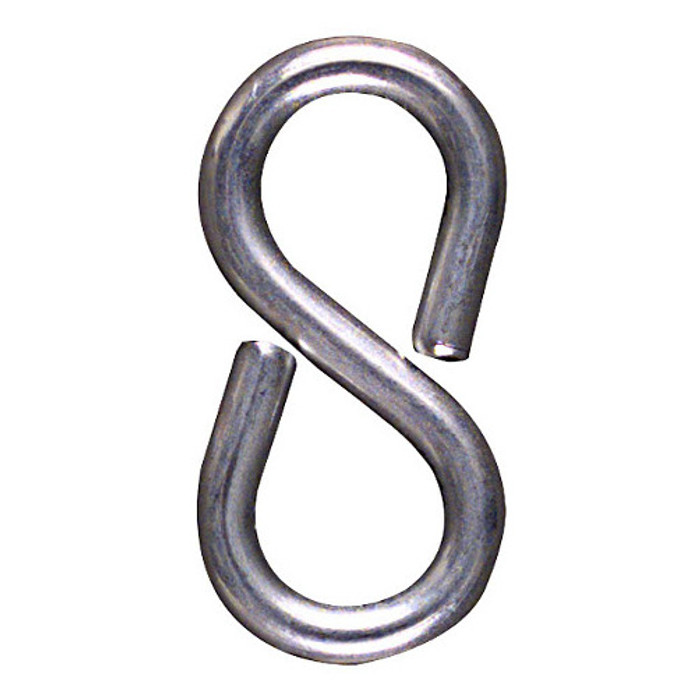 2-1/8" Zinc Plated Closed "S" Hooks (Pack of 3)
