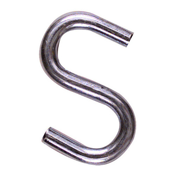 2" Zinc Plated Heavy Duty Open "S" Hooks (Pack of 2)