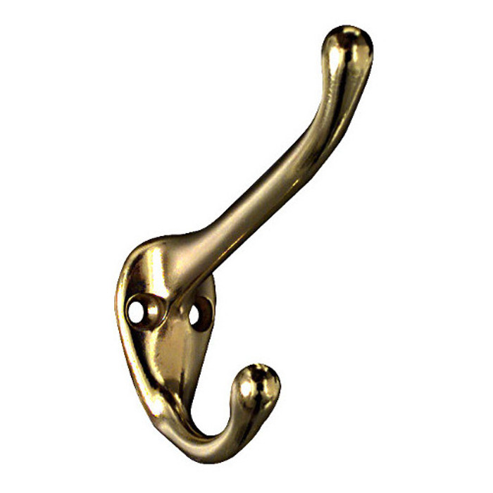 Solid Brass Coat/Hat Hook