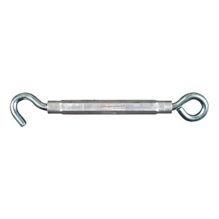 1/2" X 17" Zinc Plated Hook/Eye Turnbuckle