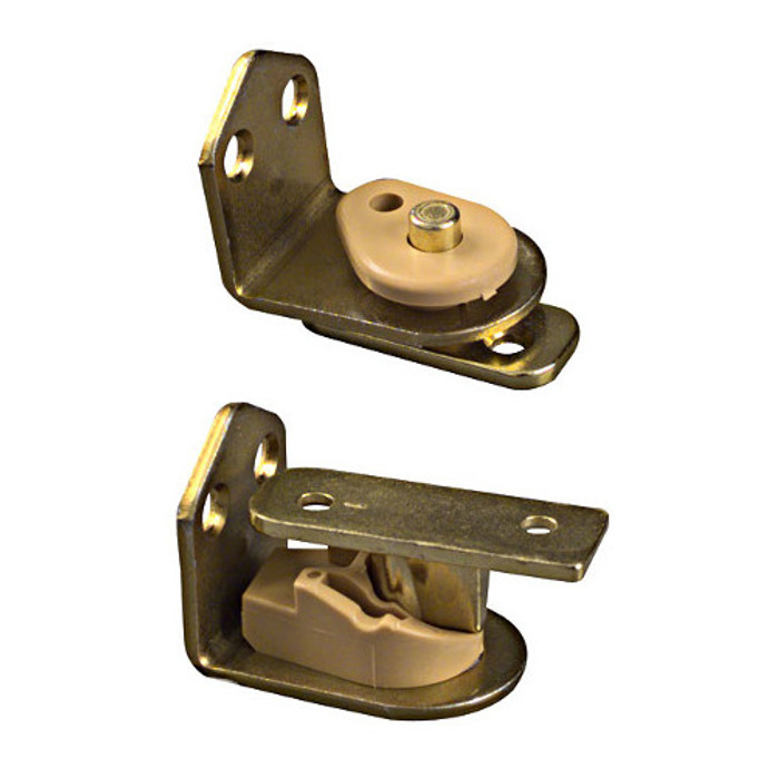 Brass Cafe Door Hinge Set