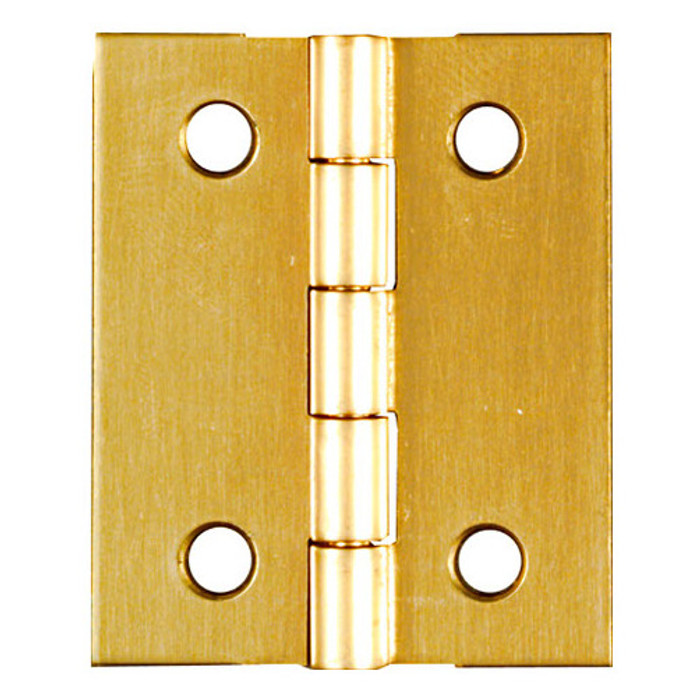 1-1/2" X 1-1/4" Solid Brass Broad Hinges (Pack of 2)