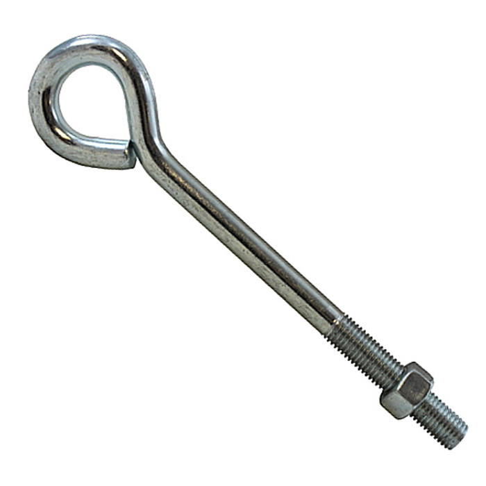 1/2" X 8" Zinc Plated Eye Bolt