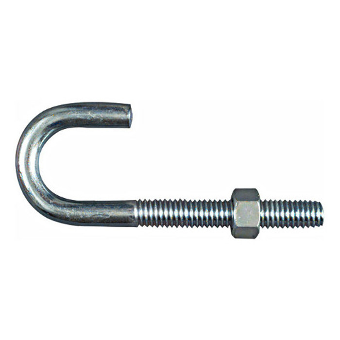 3/16" X 2-1/2" Zinc Plated J-Bolt