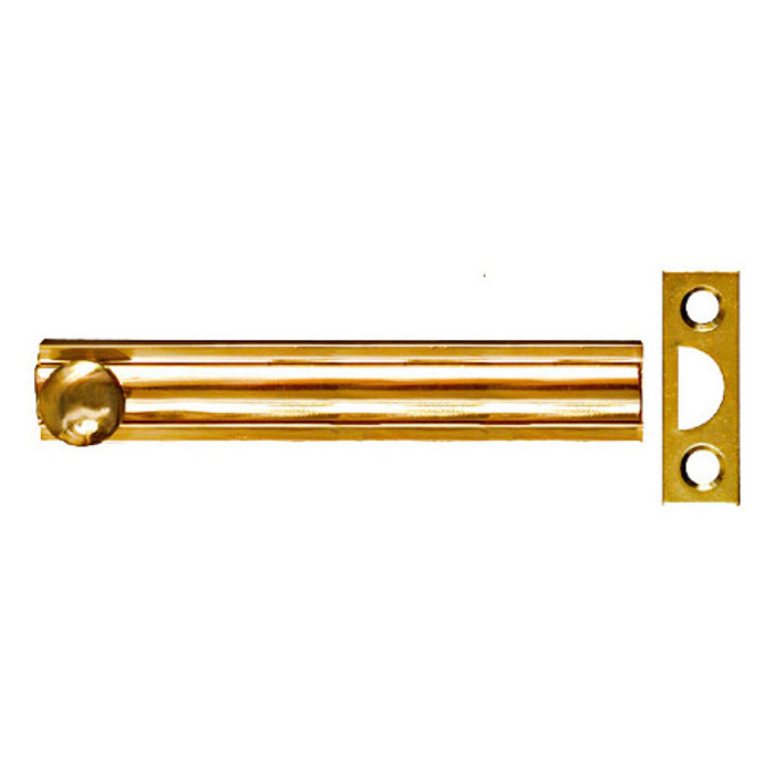 4" Solid Brass Surface Bolt