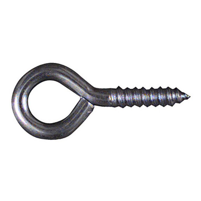 1-5/16" Zinc Plated Screw Eyes (Pack of 8)