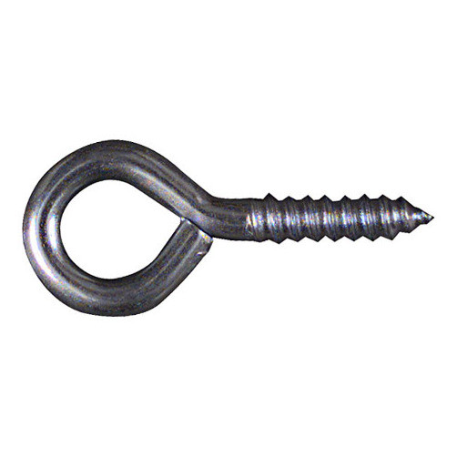 1-3/8" Zinc Plated Screw Eyes (Pack of 8)