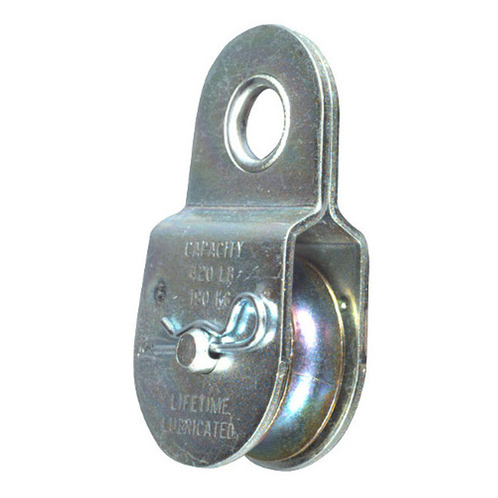 1-1/2" Zinc Plated Fixed Single Pulley