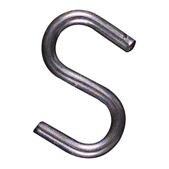 2" Zinc Plated Open "S" Hook