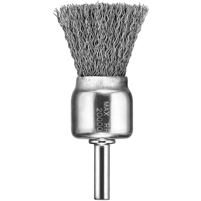 1" Carbon Crimped Wire End Brush