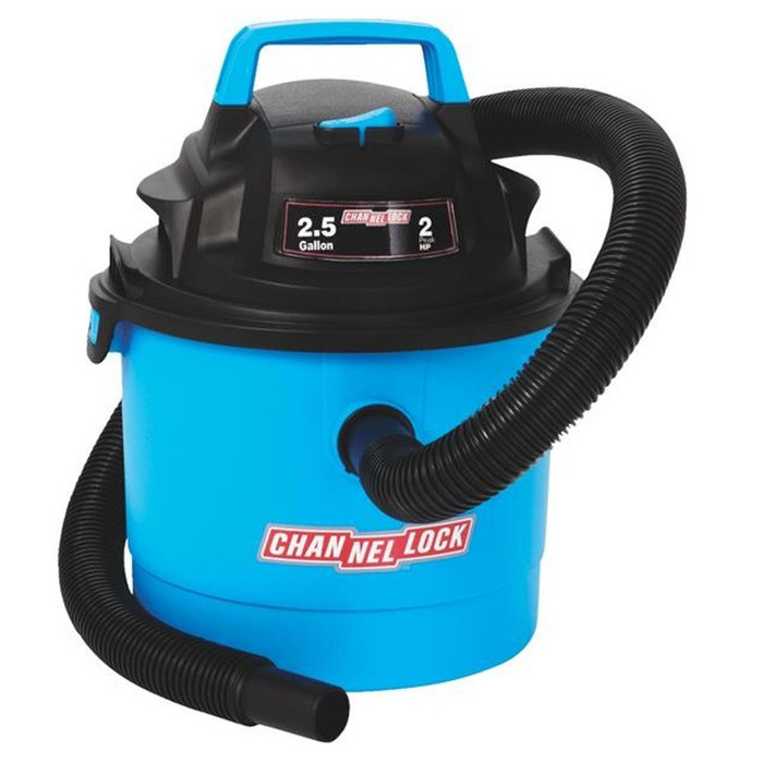 Channellock 2.5 Gallon 2.0HP Wet/Dry Vacuum