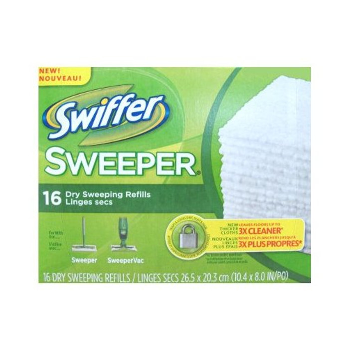 Swiffer Dry Cloth Disposable Refills (Pack of 16)