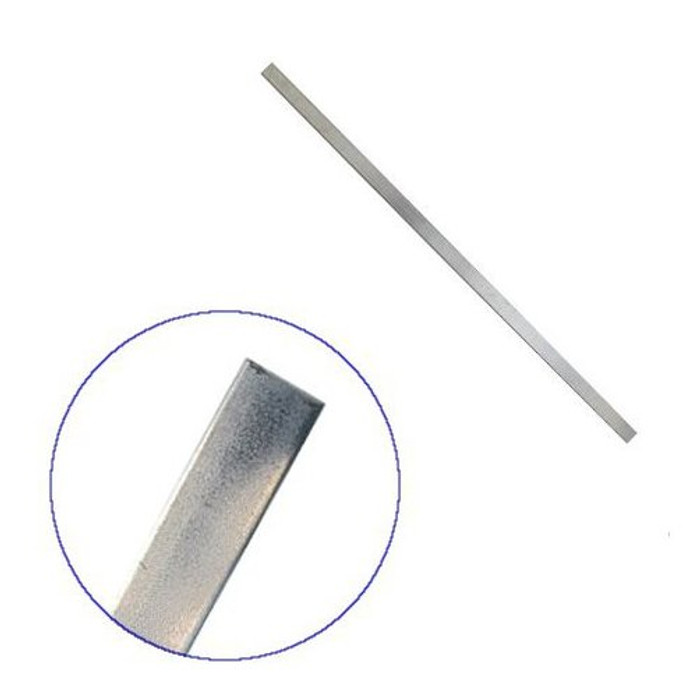 1" X 1/8" X 4' Galvanized Solid Flat Iron