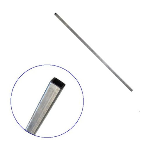2x2 Inch Steel Square Tubing, 1/4 Inch Thick, 24 Inches Long - Perfect For Welding And Bracing Projects