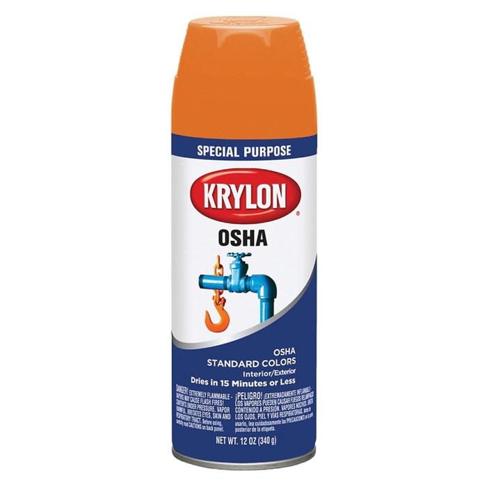 12 oz. Krylon OSHA Safety Orange Spray Paint - (Available For Local Pick Up Only)