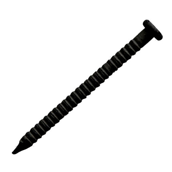 1" Black Ring Shank Panel Board Nails (6 oz. Pack)
