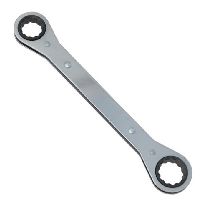 3/4" And 7/8" Double Head Ratcheting Box Wrench - 12 Point
