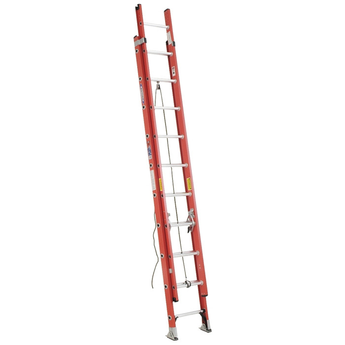 20' Fiberglass Extension Ladder (Type 1A - 300 lb. Test)