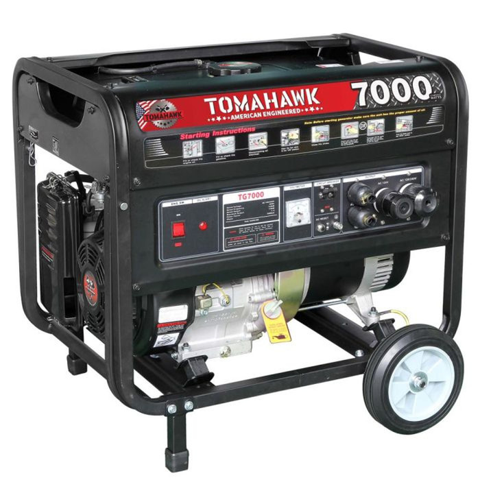 Tomahawk 7,000 Watt Portable Generator