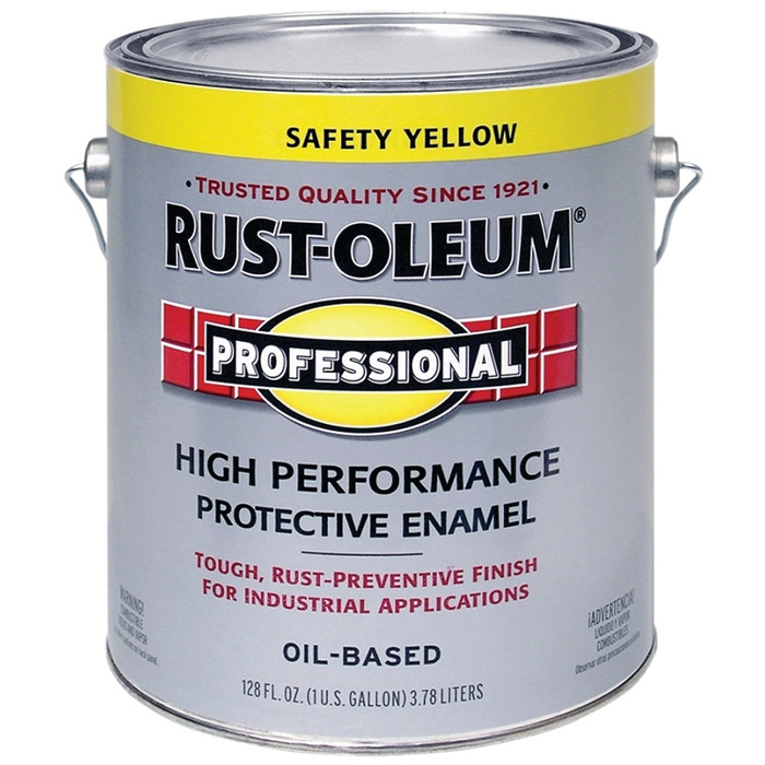 Gallon Rust-Oleum Gloss Safety Yellow High Performance Protective Enamel Paint