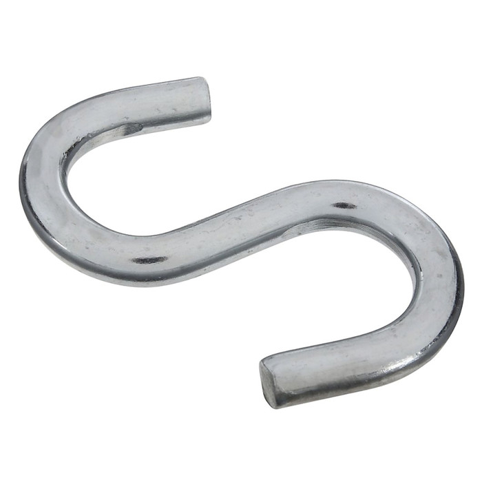 3-1/2" Zinc Plated Heavy Duty Open "S" Hook
