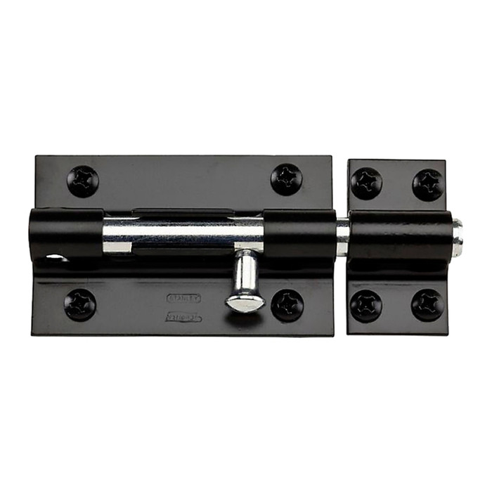 5" Black Extra Heavy Duty Barrel Bolt