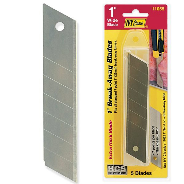 1" 7-Point Break Away Replacement Blades (Pack of 5)