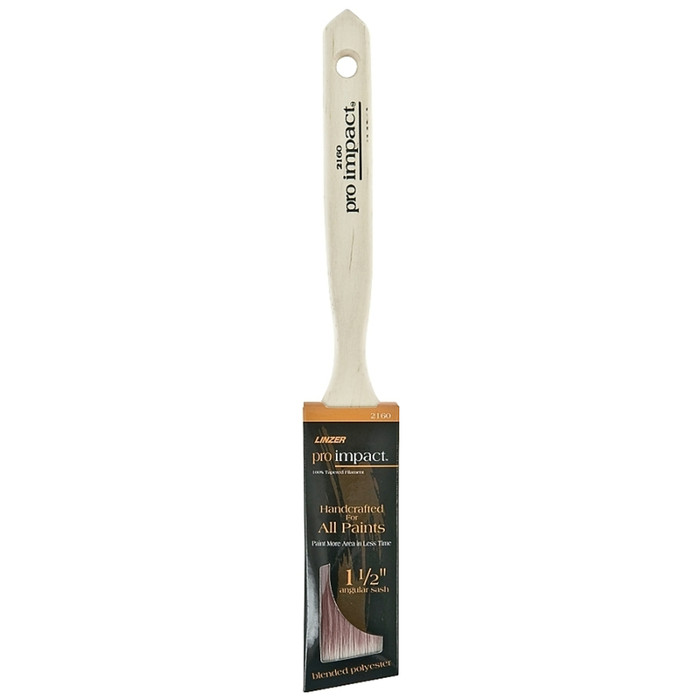 Linzer 1-1/2" Pro Impact Polyester Angular Paint Brush